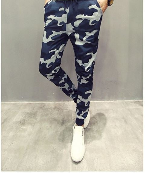 Euro Size Mens Joggers Pants New Hip Hop2016 Men Pants Camouflage Pencil Pants Skinny Sport Sweatpants Trousers Man Camo Joggers
