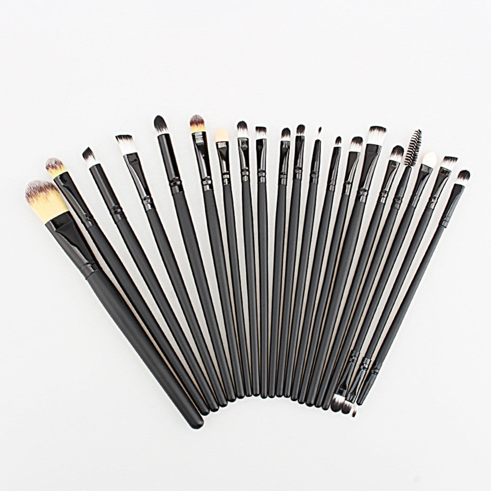 20 Pcs Makeup Brush Set Women Professional Foundaton Powder Blusher Eyeshadow Cosmetic Brushes Make Up Tool Toiletry Kit