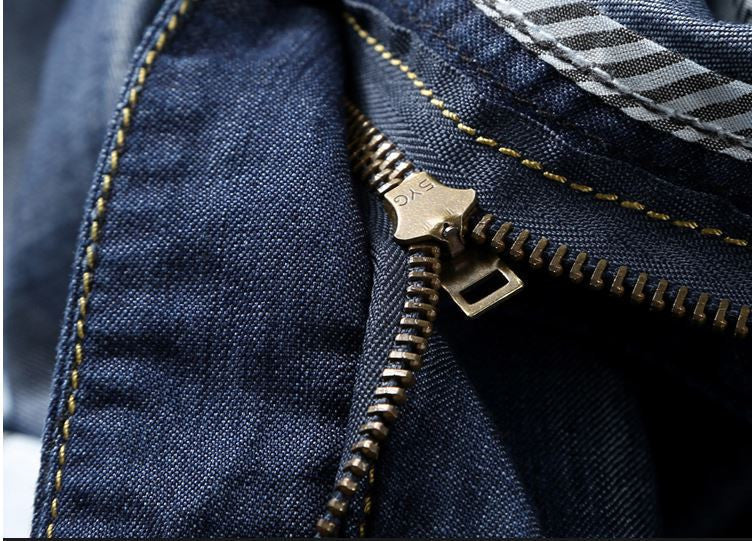 2016 summer thin denim trousers male straight denim shorts jean men plus size short jeans knee-length pants brand casual jeans