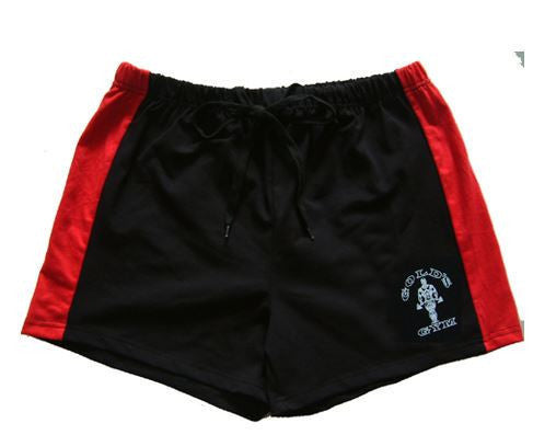 men's gym shorts with Gold & powerhouse, fitness & bodybuilding & workout shorts,100%cotton high quality musculation