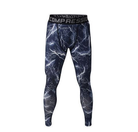 Camo Mens Compression Pants Leggings Jogging Running Base Layer Fitness Trousers Tights Sport Training Gym Wear Vansydical