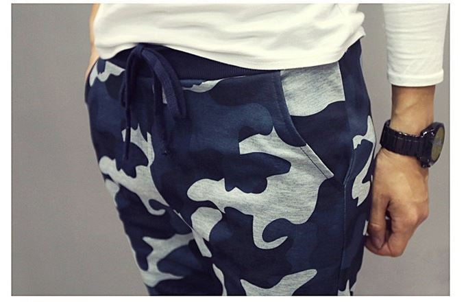 Euro Size Mens Joggers Pants New Hip Hop2016 Men Pants Camouflage Pencil Pants Skinny Sport Sweatpants Trousers Man Camo Joggers