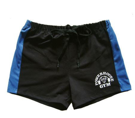 men's gym shorts with Gold & powerhouse, fitness & bodybuilding & workout shorts,100%cotton high quality musculation