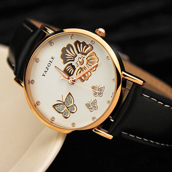2016 Wrist Watch Women Ladies Brand Famous Female Wristwatch Clock Quartz Watch Girl Quartz-watch Montre Femme Relogio Feminino
