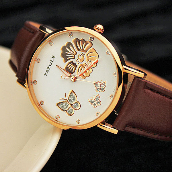 2016 Wrist Watch Women Ladies Brand Famous Female Wristwatch Clock Quartz Watch Girl Quartz-watch Montre Femme Relogio Feminino