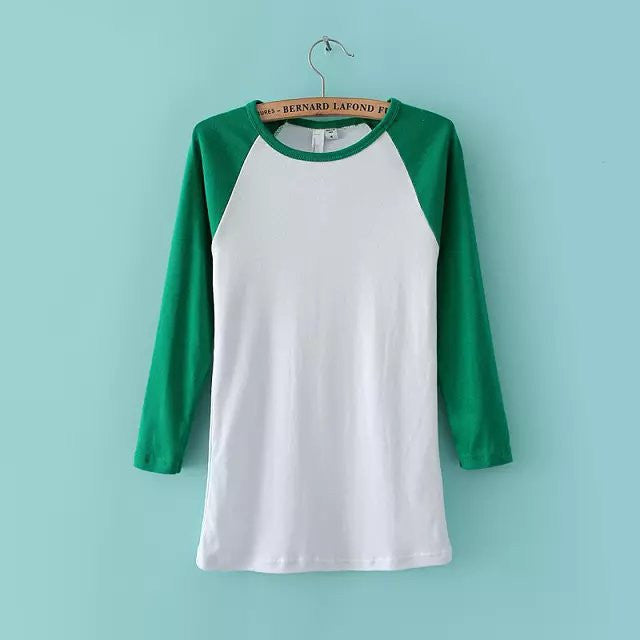 American Apparel women's t shirt Patchwork Tee camisetas femininas ropa mujer camisetas mujer camisetas sport tops