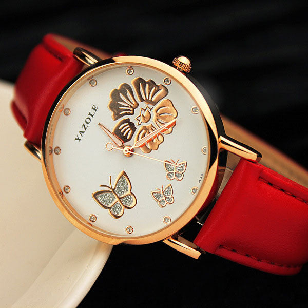 2016 Wrist Watch Women Ladies Brand Famous Female Wristwatch Clock Quartz Watch Girl Quartz-watch Montre Femme Relogio Feminino