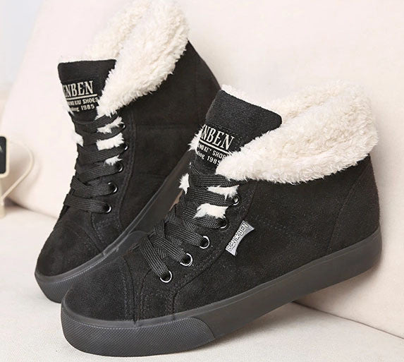 Fashion fur female warm ankle boots women boots snow boots and autumn winter women shoes #Y10308Q
