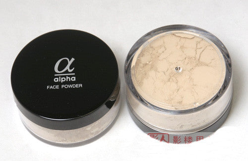 LOVE ALPHA 9 Colors Loose Face Powder Brand Makeup Base Long Lasting Control Oil Control Concealer Contour Palette White Powder