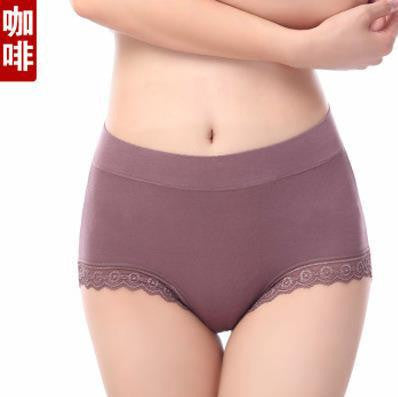 AQ193 Women Briefs Hight Waist Sexy Panty Lace Underwear Cuecas Modal Women Intimates Panties Plus Size Underpants