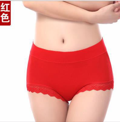 AQ193 Women Briefs Hight Waist Sexy Panty Lace Underwear Cuecas Modal Women Intimates Panties Plus Size Underpants
