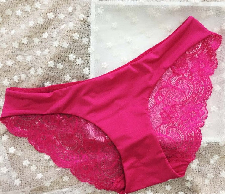 2016 New arrival women's sexy lace panties seamless panty briefs underwear intimates free shipping