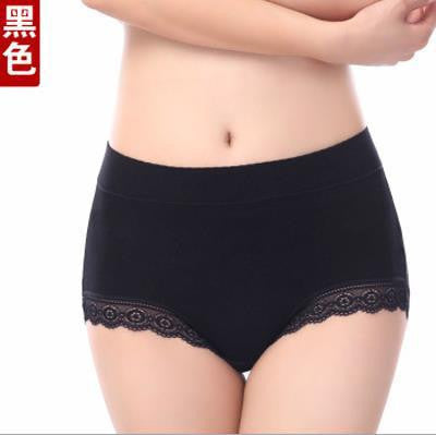 AQ193 Women Briefs Hight Waist Sexy Panty Lace Underwear Cuecas Modal Women Intimates Panties Plus Size Underpants