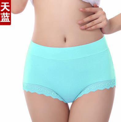 AQ193 Women Briefs Hight Waist Sexy Panty Lace Underwear Cuecas Modal Women Intimates Panties Plus Size Underpants