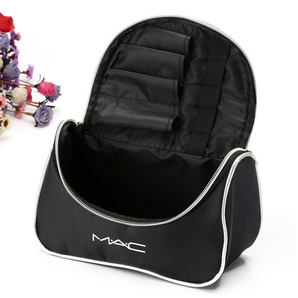 2016 Mac Cosmetics Women Bags Leisure Black Makeup Clutch Cosmetics Maquiagem Handbags Women Famous Brands Nylon Mirror Make Up