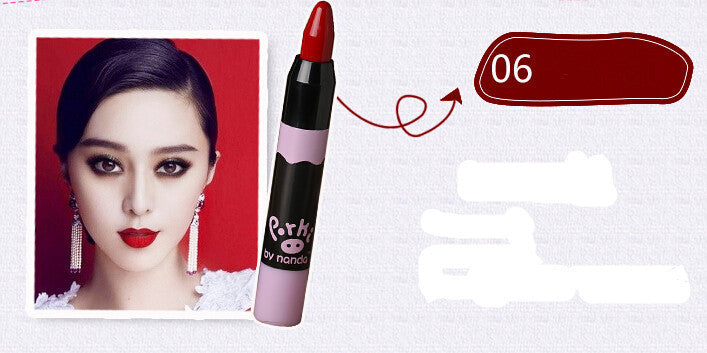 New Arrival high quality brand beauty lipstick waterproof long lasting lips cosmetics lipgloss maquiagem makeup red batom