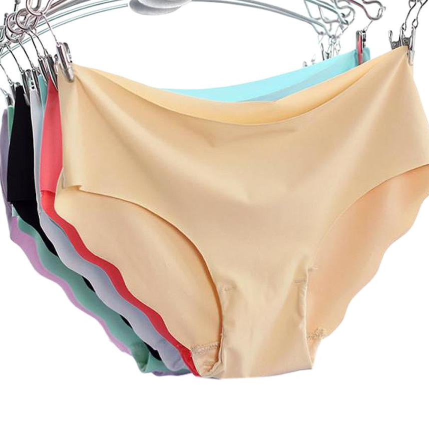 7 colours women Thong Seamless brief girl Invisible Underwear Thong Cotton Spandex Lingerie Gas Crotch Underwear panty intimates