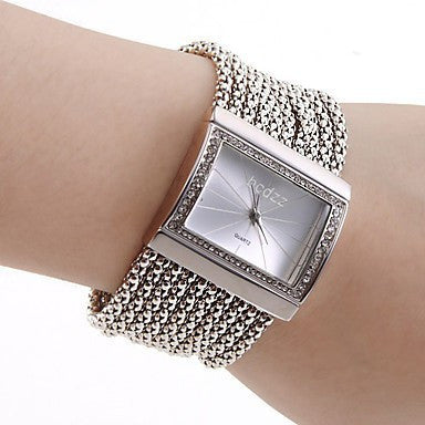 Hot!! watches women fashion luxury watch gold&silver wrist watch,stainless steel band quartz watch