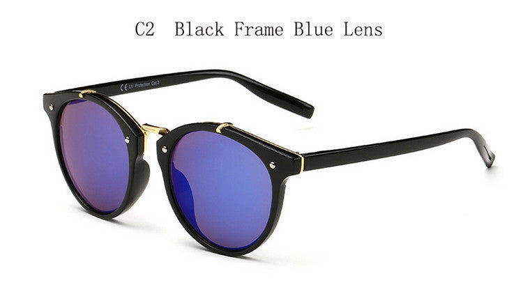 Brand Designer Eyewear UV400 Gradient Female Retro Sun Glasses
