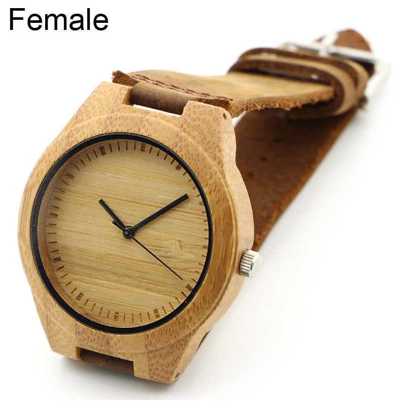 Carbonized Bamboo Wooden Watch Best For Gift