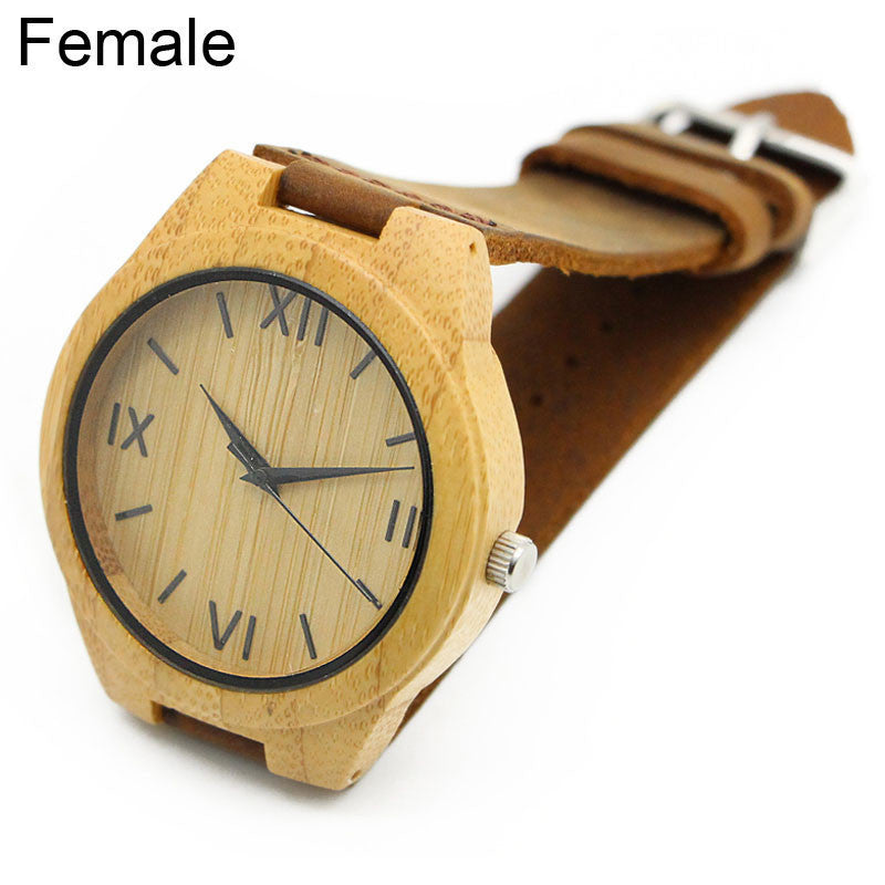Carbonized Bamboo Wooden Watch Best For Gift