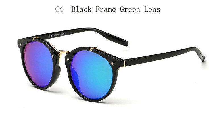 Brand Designer Eyewear UV400 Gradient Female Retro Sun Glasses
