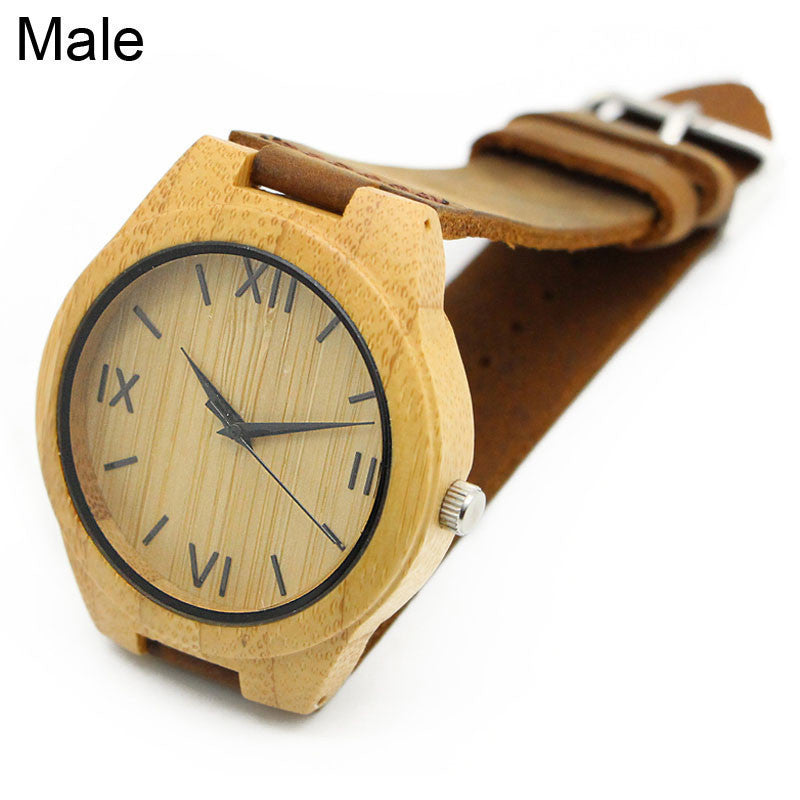 Carbonized Bamboo Wooden Watch Best For Gift