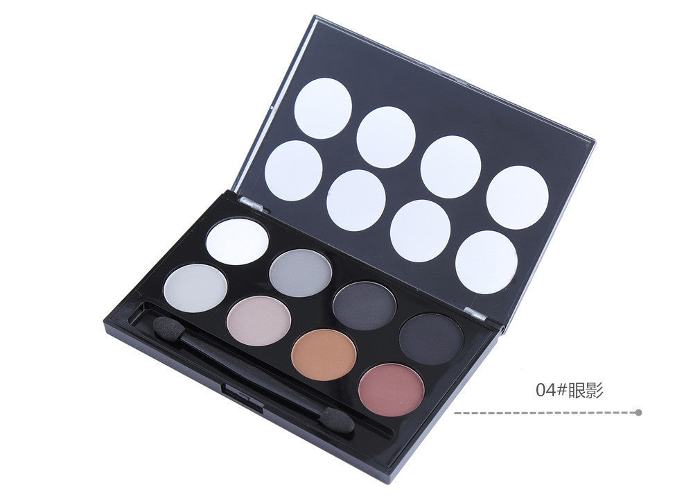 2016 New Arrival Professional Makeup Power Set 8 Shimmer Color Eye Shadow Palette Neutral Nude Matte Eyeshadow Cosmetic