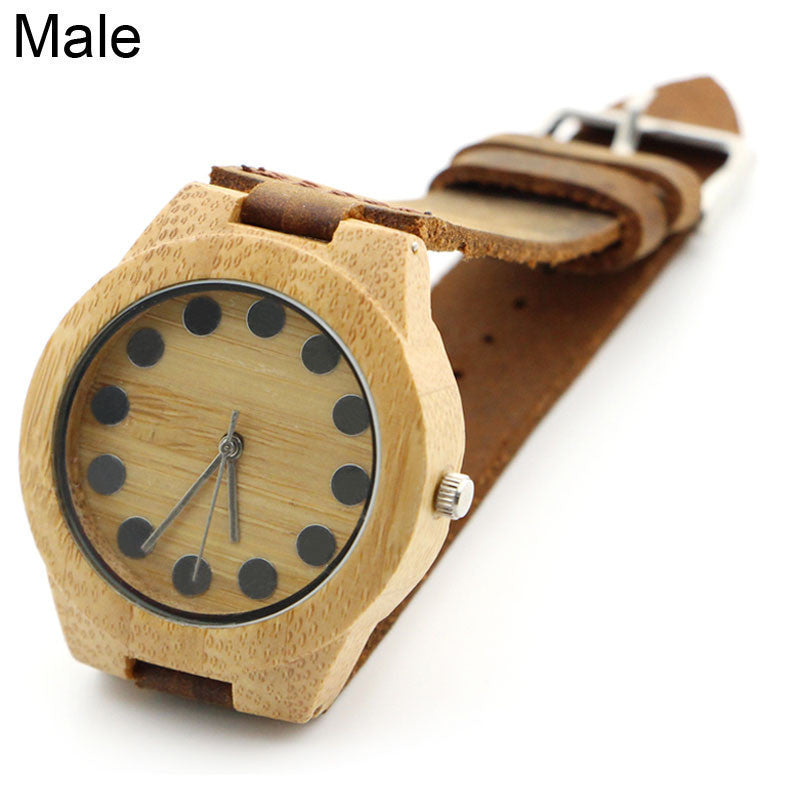 Carbonized Bamboo Wooden Watch Best For Gift