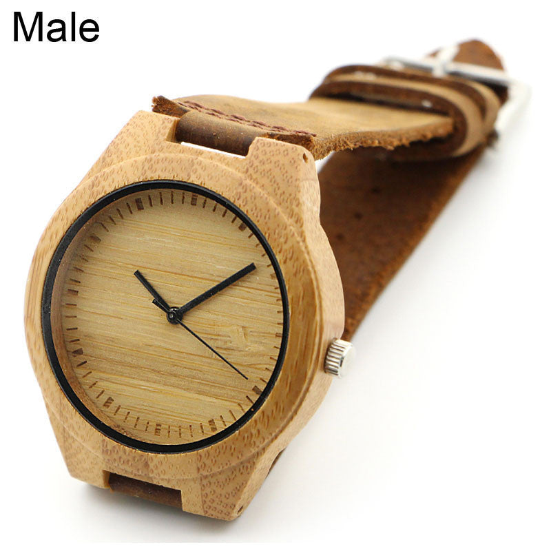 Carbonized Bamboo Wooden Watch Best For Gift