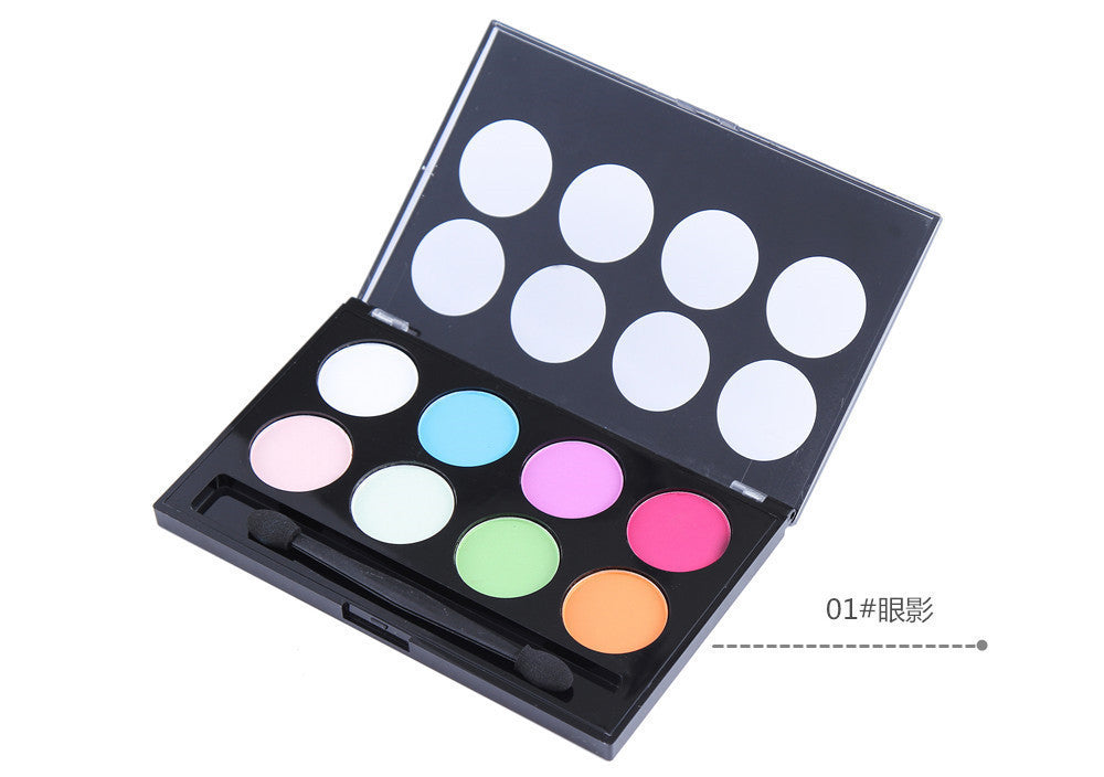 2016 New Arrival Professional Makeup Power Set 8 Shimmer Color Eye Shadow Palette Neutral Nude Matte Eyeshadow Cosmetic
