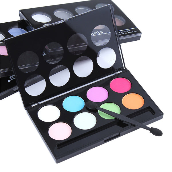 2016 New Arrival Professional Makeup Power Set 8 Shimmer Color Eye Shadow Palette Neutral Nude Matte Eyeshadow Cosmetic