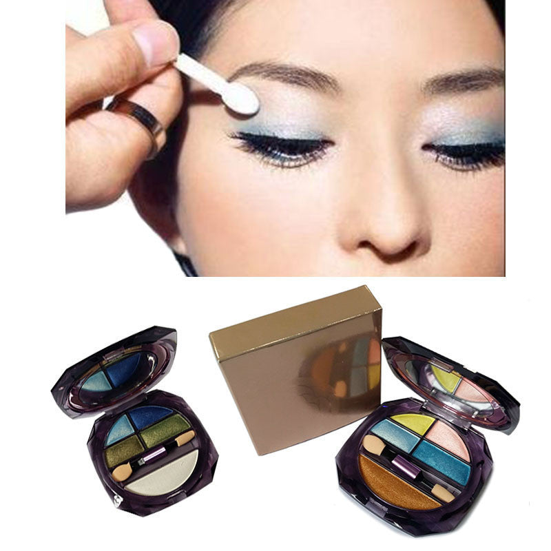 2016 New Arrival professional makeup tools 5 color eye shadow palette Eyeshadows Luminous Glitter Shimmer Eye shadows