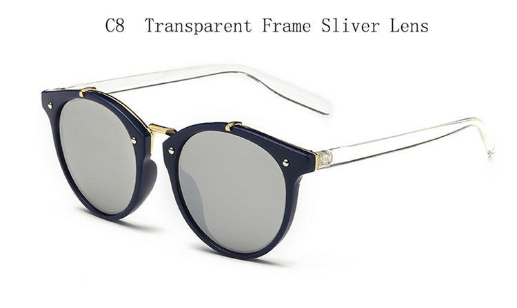 Brand Designer Eyewear UV400 Gradient Female Retro Sun Glasses