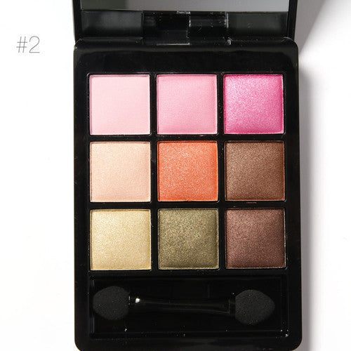 2016 New Arrival Cosmetics Professional 9 Color Eyeshadow Palette
