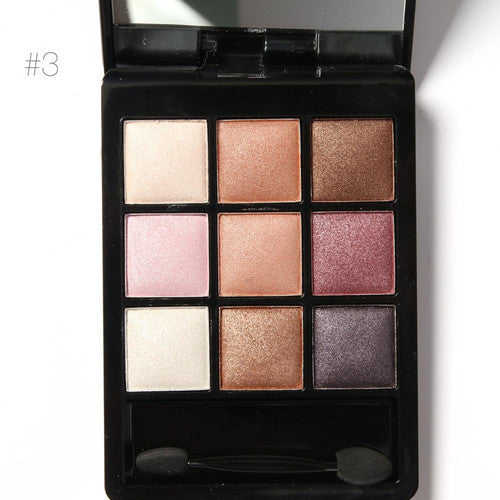 2016 New Arrival Cosmetics Professional 9 Color Eyeshadow Palette