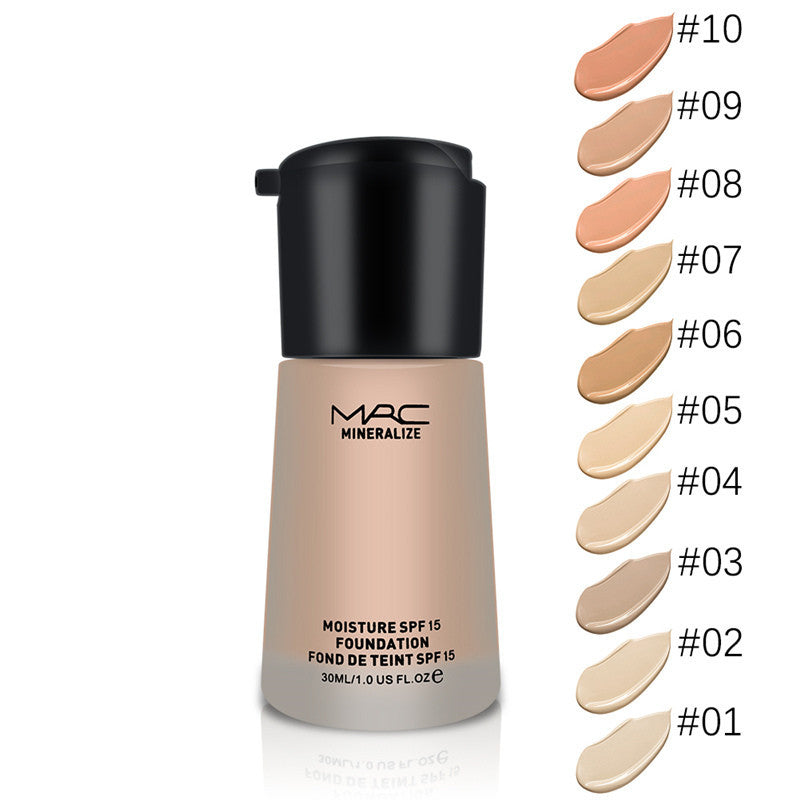 New Brand MRC Makeup Base Face Liquid Foundation BB Cream SPF15 Concealer Whitening Moisturizer Oilcontrol Waterproof Maquiagem