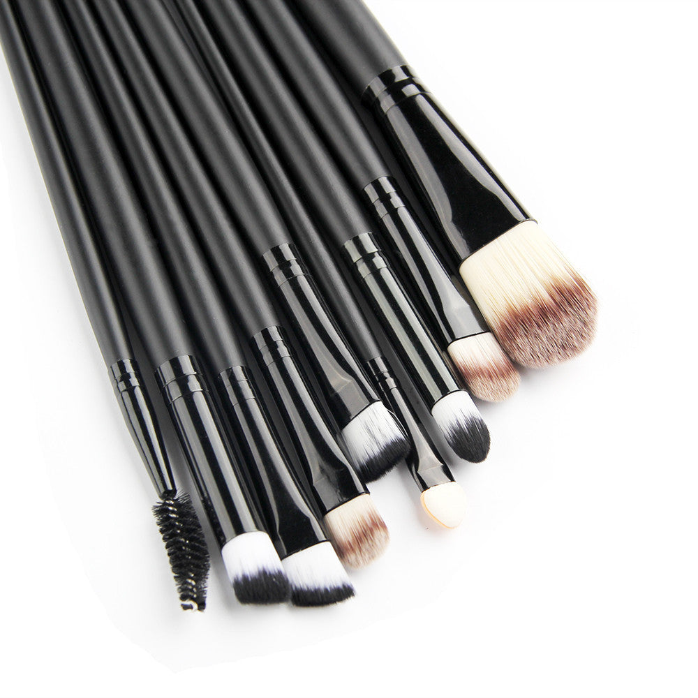 20 Pcs Makeup Brushes Set Powder Blush Foundation Eyeshadow Eyeliner Lip Black Cosmetic Brush Kit Beauty Tools Maquiagem