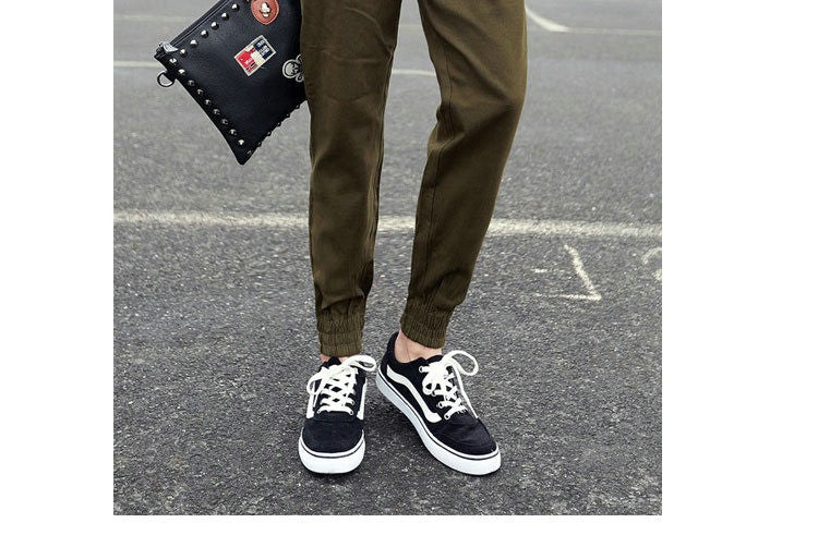 Hot Selling 2016 Spring Autumn Mens Joggers Pants Casual Solid Ankle-tied Youths Men Trousers Kids Pants(Asian Size)