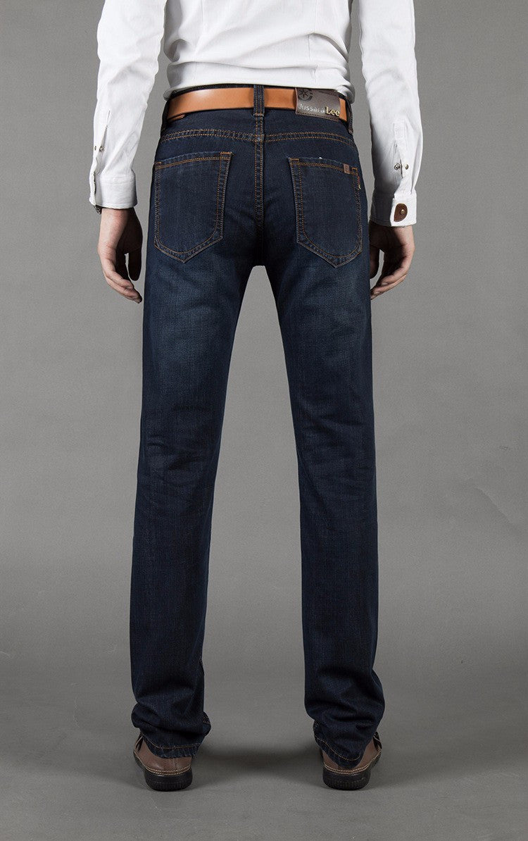 2015 Brand Jeans Straight New Fashion Top quality High Grade Slim jeans Straight Retro men Denim jeans