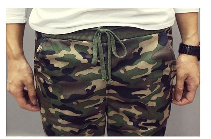 Euro Size Mens Joggers Pants New Hip Hop2016 Men Pants Camouflage Pencil Pants Skinny Sport Sweatpants Trousers Man Camo Joggers