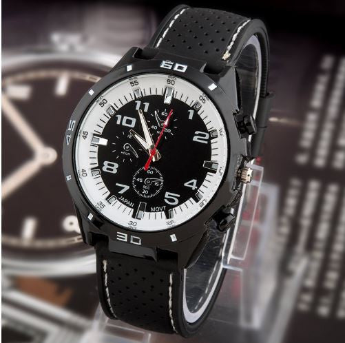 2016 new Casual Quartz watch men military Watches sport Wristwatch Dropship Silicone Clock Fashion Hours