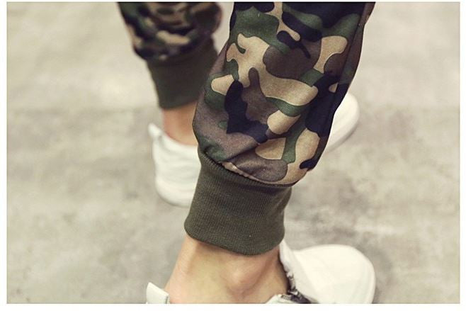 Euro Size Mens Joggers Pants New Hip Hop2016 Men Pants Camouflage Pencil Pants Skinny Sport Sweatpants Trousers Man Camo Joggers